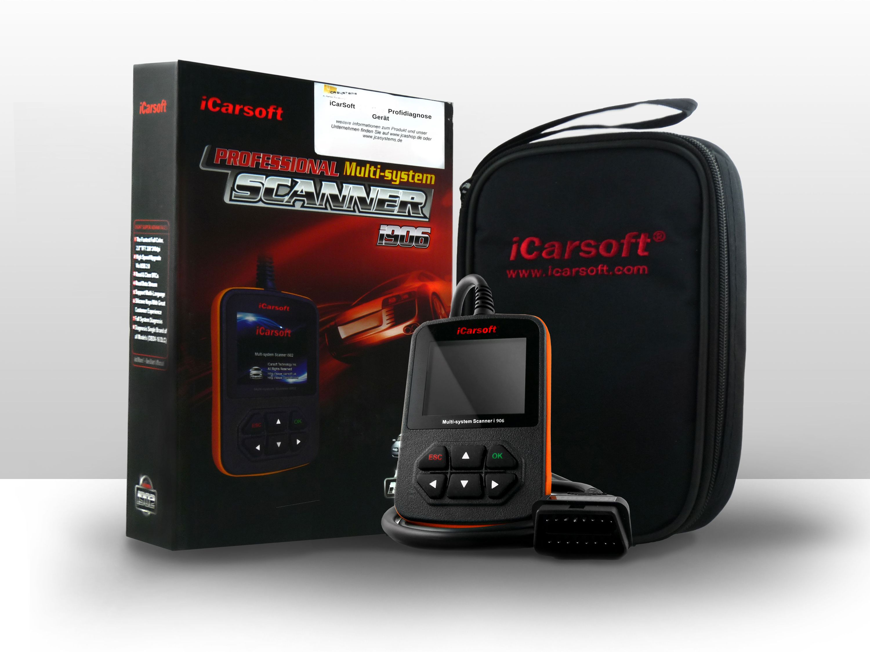 Original iCarsoft i960 OBD Tiefen-Diagnose Motor Getriebe ABS Airbag für Porsche