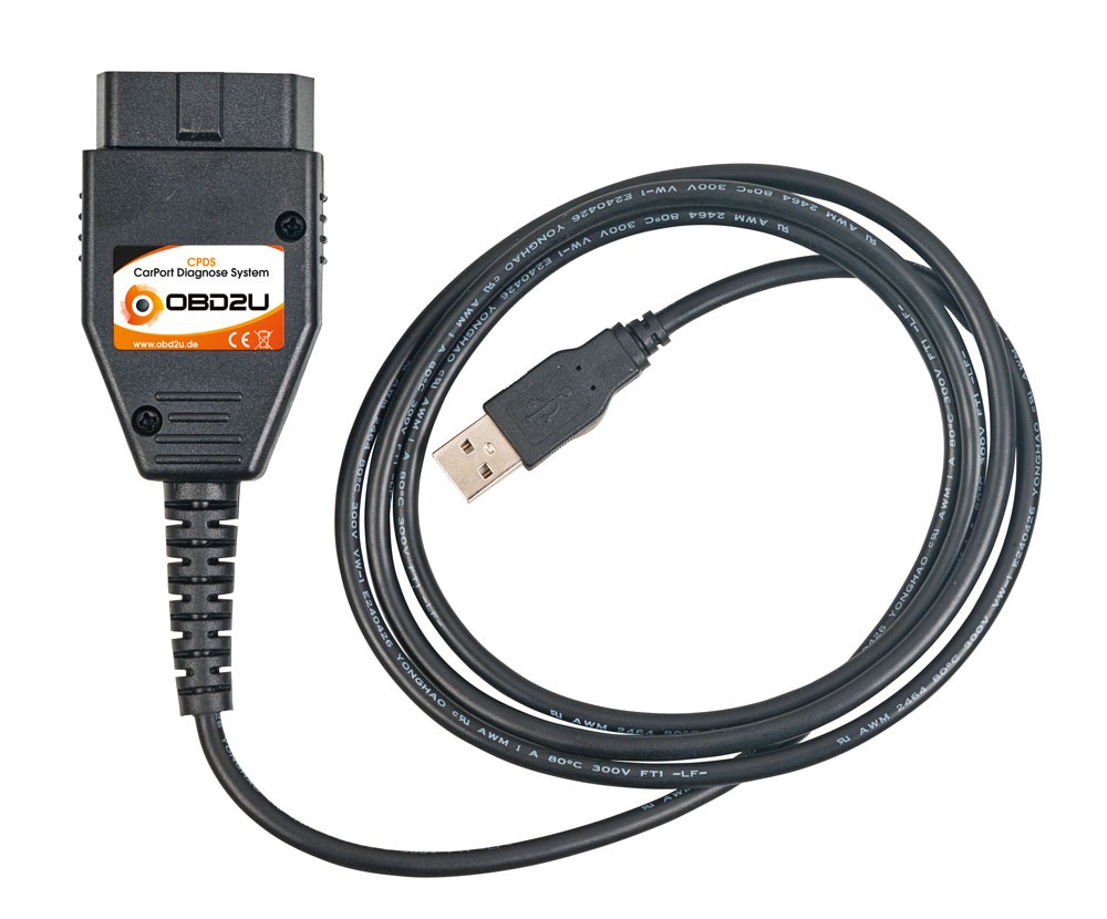 PROFI Diagnose Gerät USB OBD 2 CPDS KKL CAN BUS Codieren Löschen #7 für Skoda