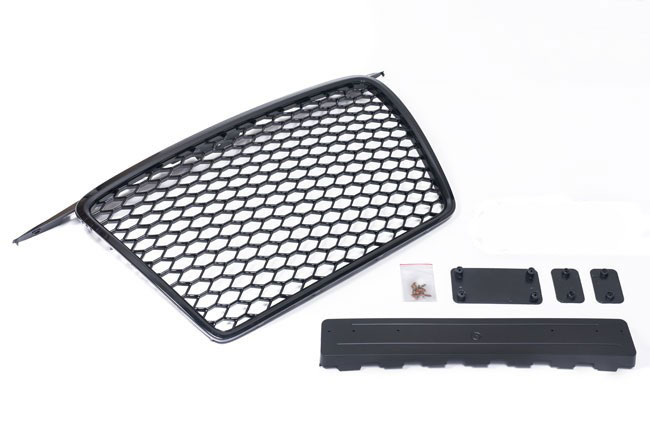 Kühlergrill Sportgrill Waben Gitter Grill Schwarz für Audi A3 8P + Sportback