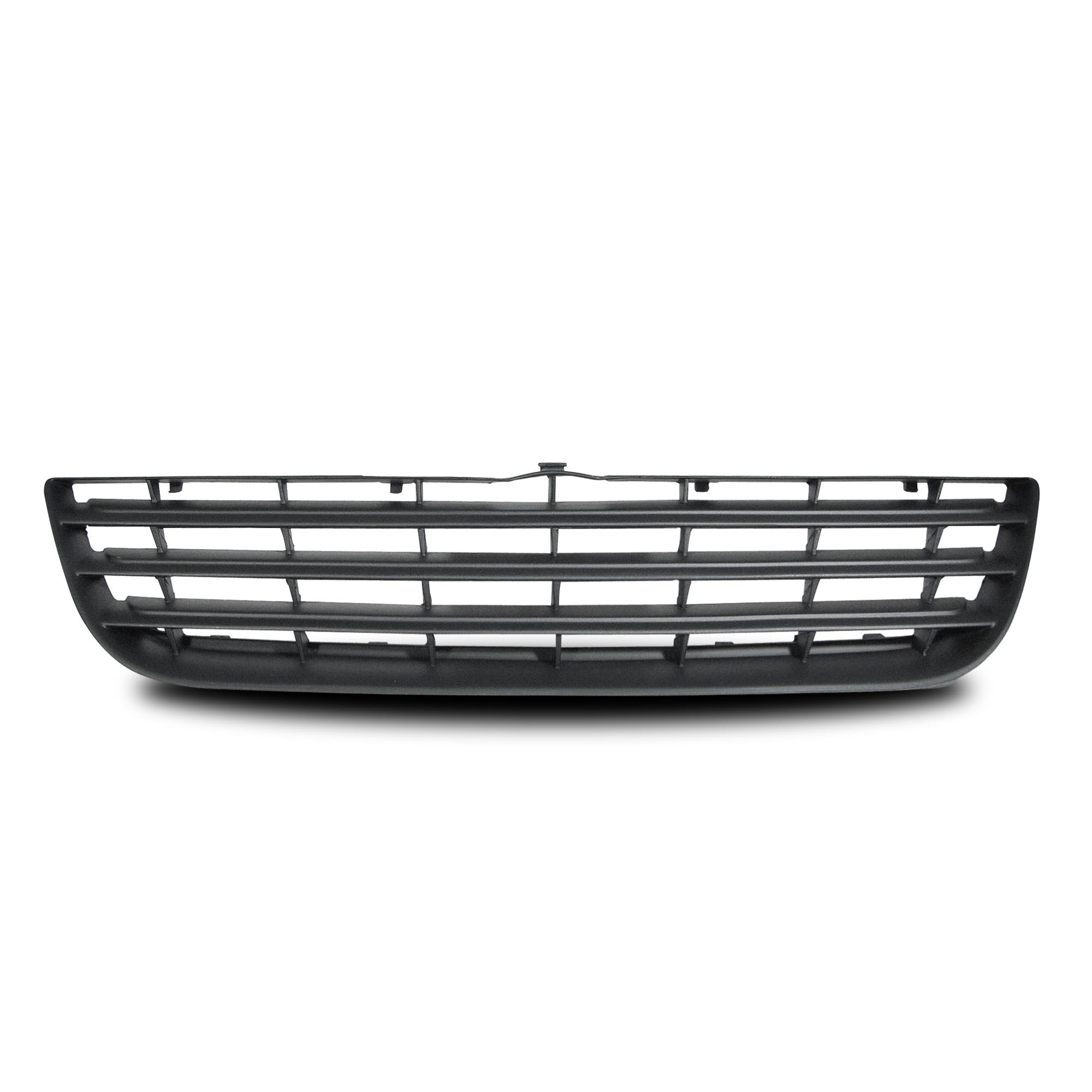 Kühlergrill Sportgrill Gitter Front Grill ohne Emblem Schwarz für VW Polo 9N 9N3