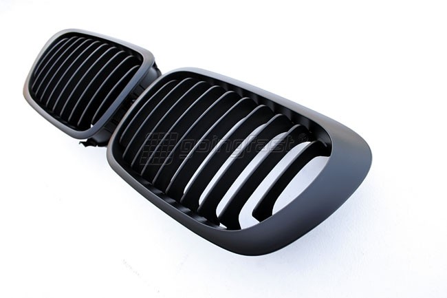 PREMIUM Kühlergrill Sport Grill Gitter Front Schwarz für BMW E46 2-Türer