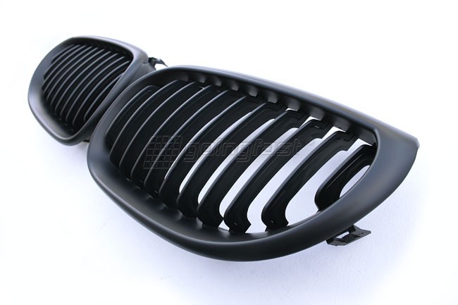 PREMIUM Kühlergrill Sportgrill Gitter Front Grill Schwarz für BMW E60 E61