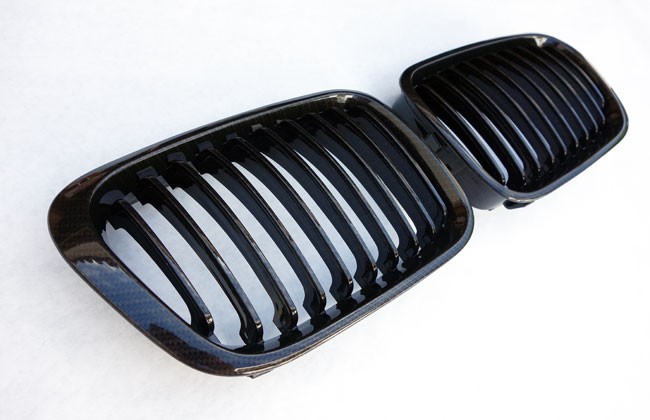 PREMIUM Kühlergrill Sport Grill Gitter CARBON Look für BMW 3er E46