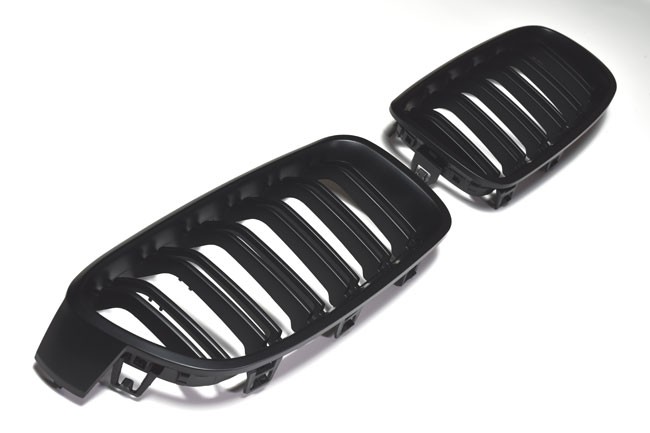 PREMIUM Kühlergrill Sport Grill Gitter Schwarz Matt für BMW F30 F31