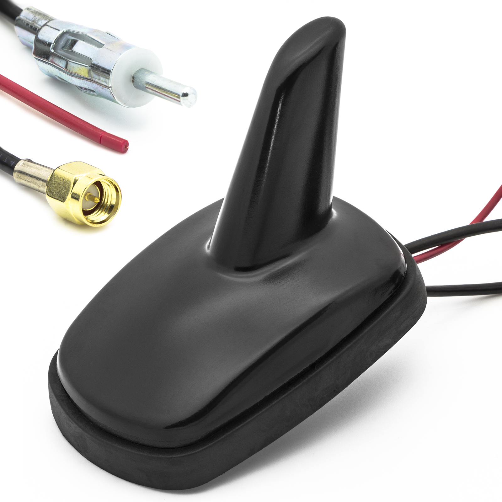 Shark GPS FM AM Dach Antenne Verstärker Radio DIN #1252 passend für Mercedes