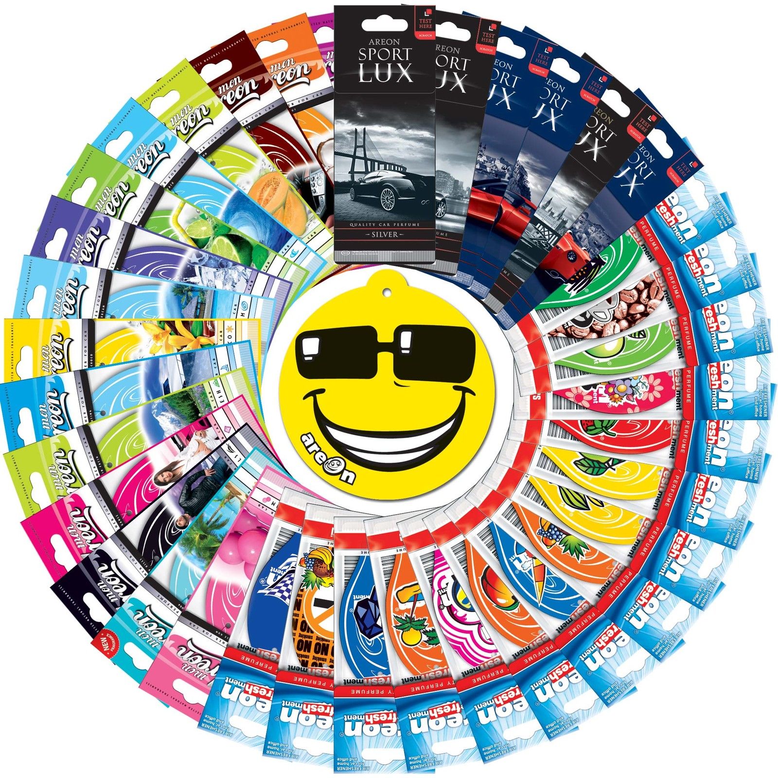 3 x Original Areon Lufterfrischer Duftbaum mit der Dufrichtung: (Freie Auswahl)