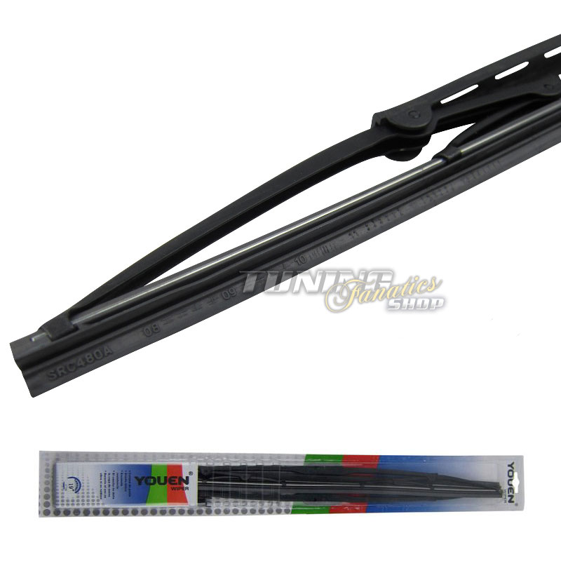 Premium CLASSIC Scheibenwischer Heckwischer Wischer Gummi Metallbügel 12-24 Zoll