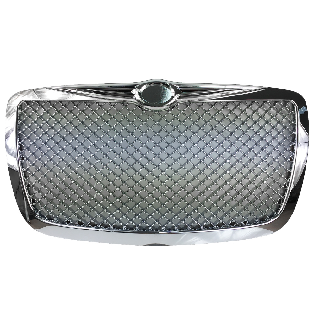 Kühlergrill Sportgrill Gitter Front Grill ohne Emblem Chrom für Chrysler 300C