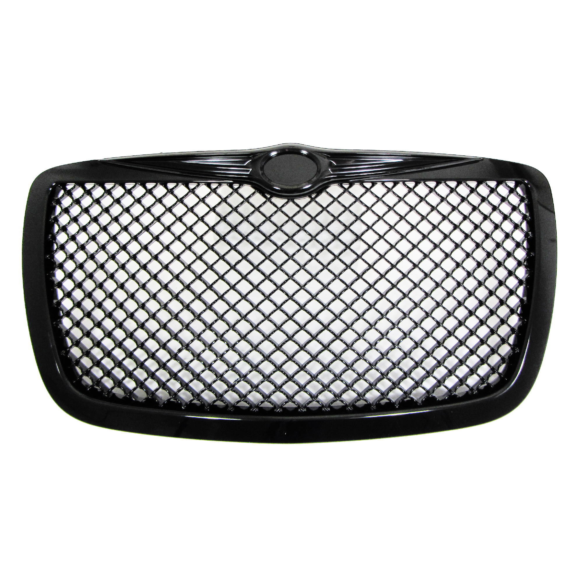 Kühlergrill Sportgrill Gitter Front Grill ohne Emblem Schwarz für Chrysler 300C