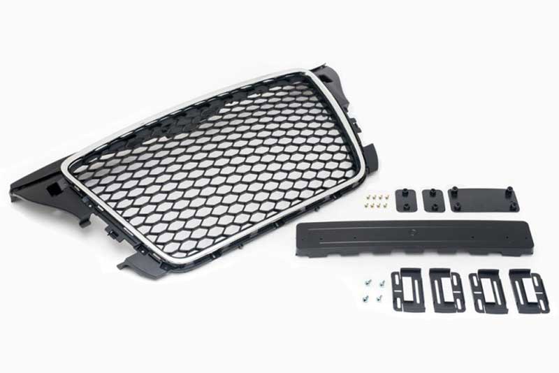 Kühlergrill Sportgrill Waben Gitter Grill Alu für Audi A3 S3 RS3 8P 8PA 04/2008-