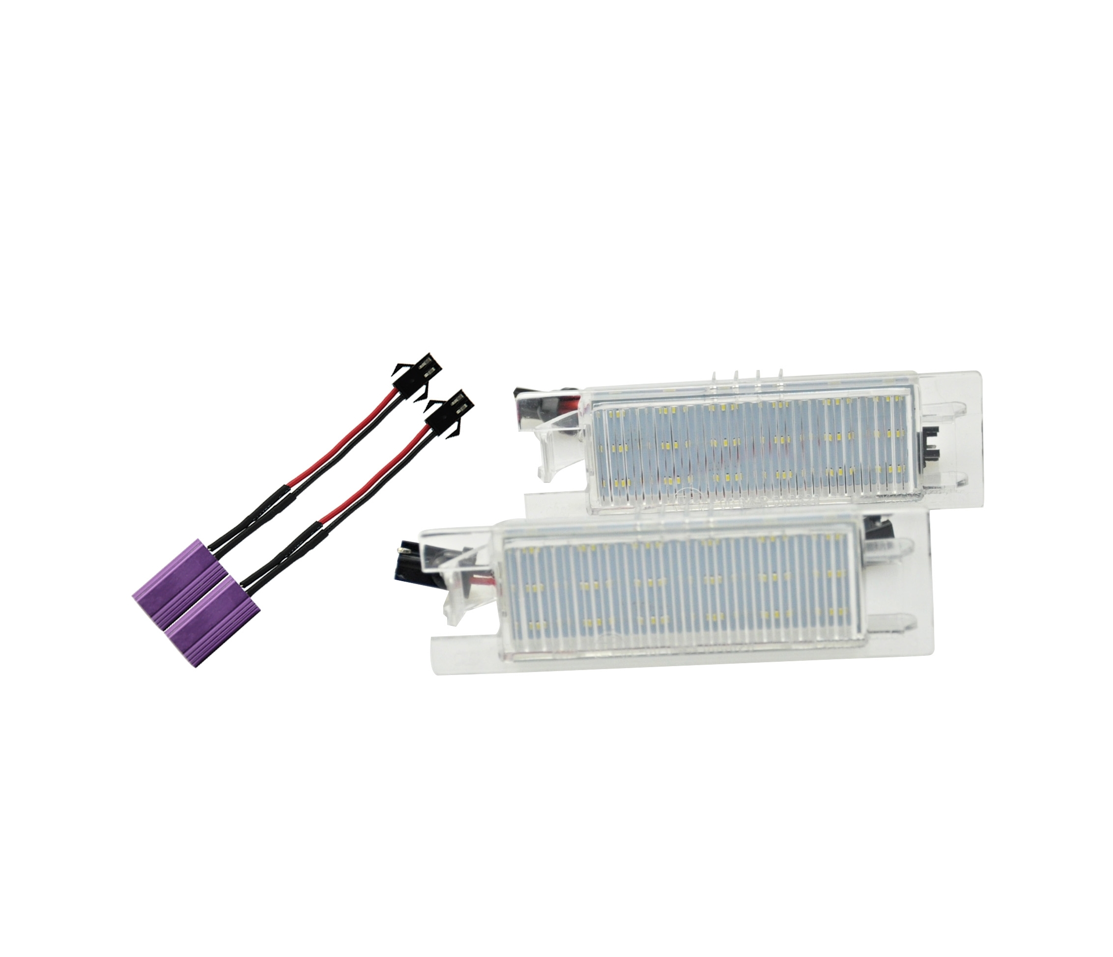 Premium LED SMD Kennzeichenbeleuchtung für Opel Corsa C D / Vectra C