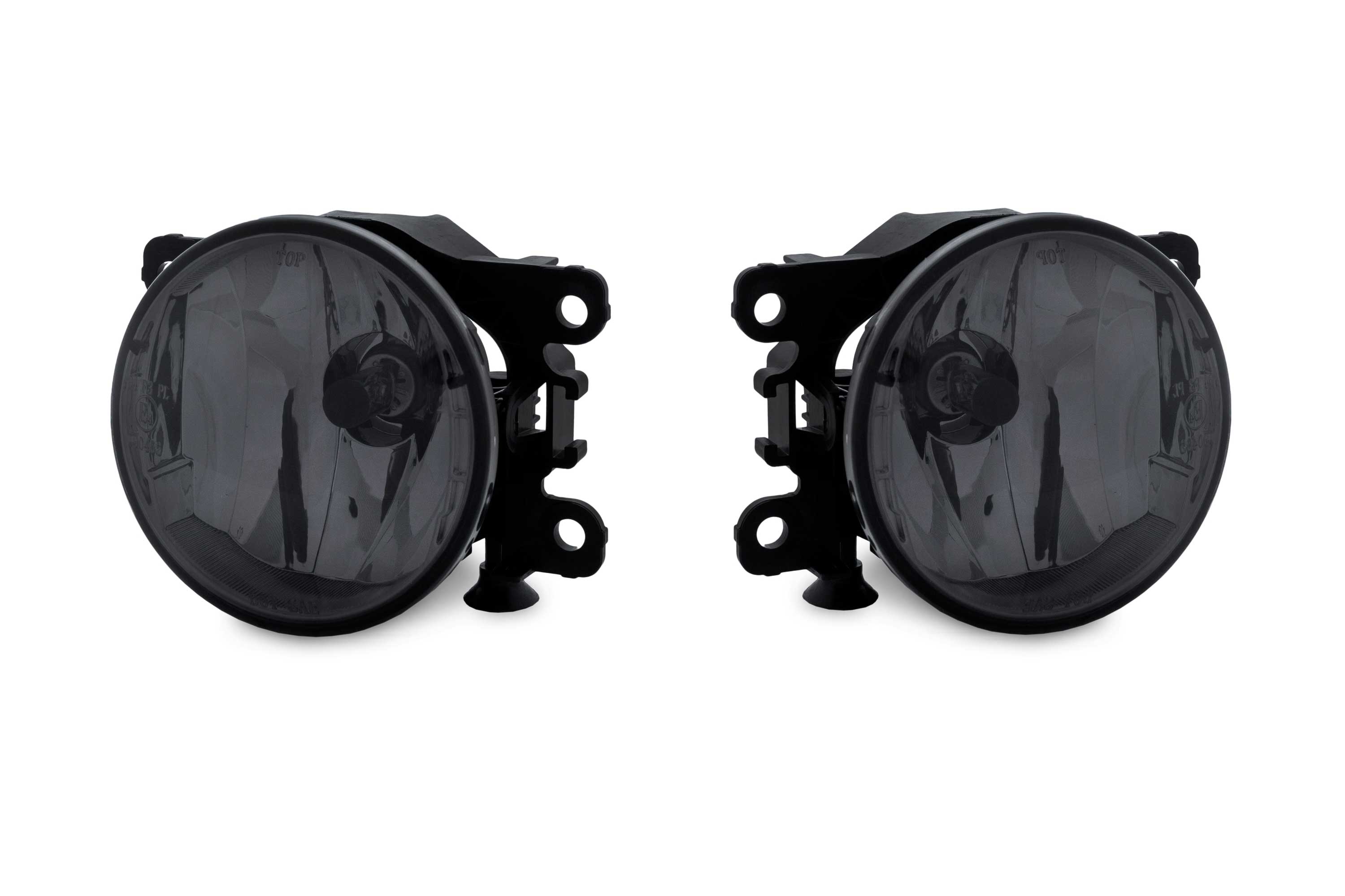 2x Nebelscheinwerfer NSW Schwarz Smoke H16 Birnen SET Links + Rechts für Renault