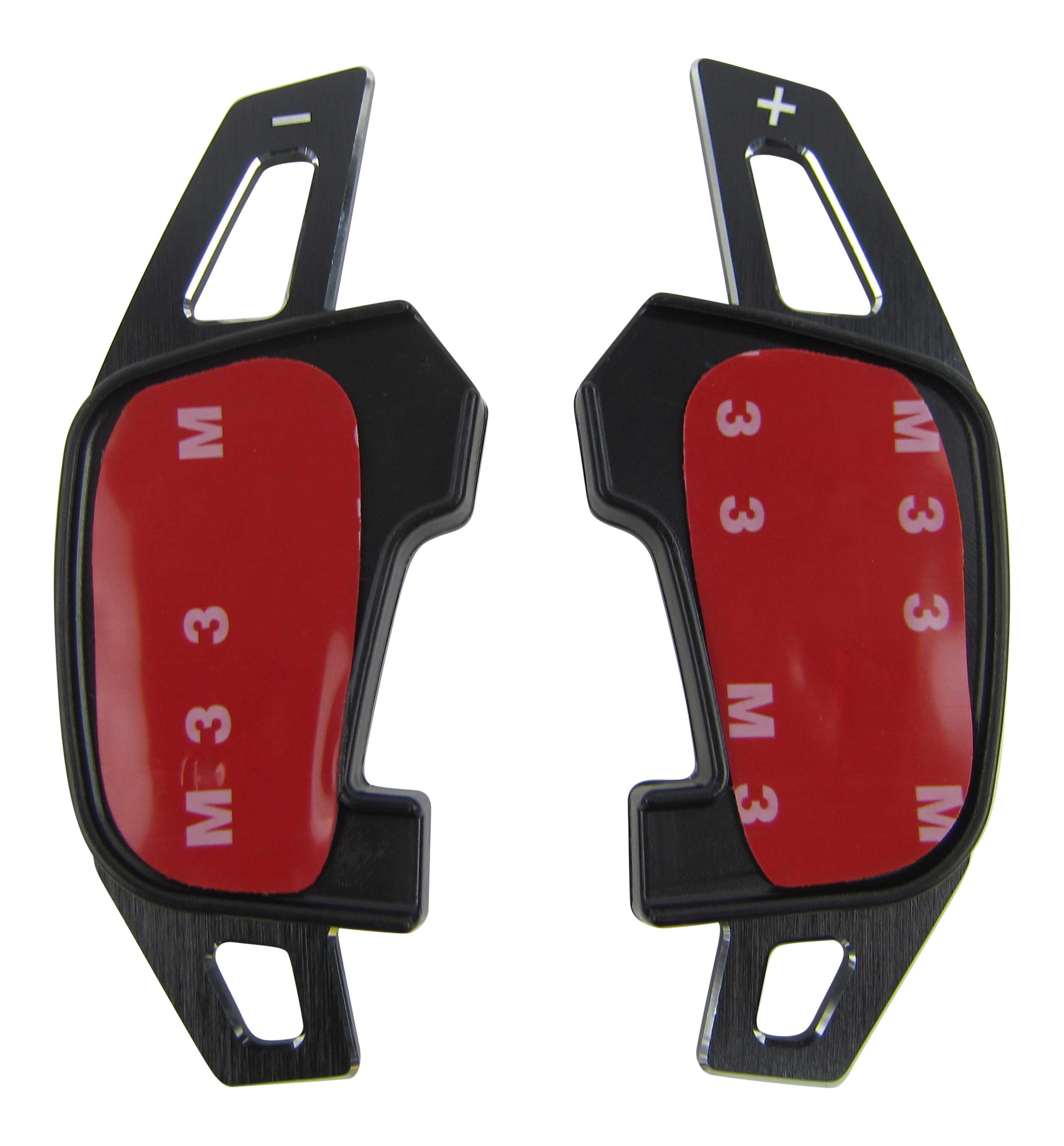 Alu Schwarz Schaltwippen Verlängerung DSG Lenkrad für VW Golf 7 VII / Polo 6R 6C