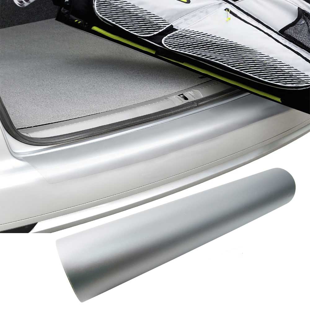 PREMIUM Ladekantenschutz-Folie Lack Schutz Kratzer Silber für viele Fahrzeuge