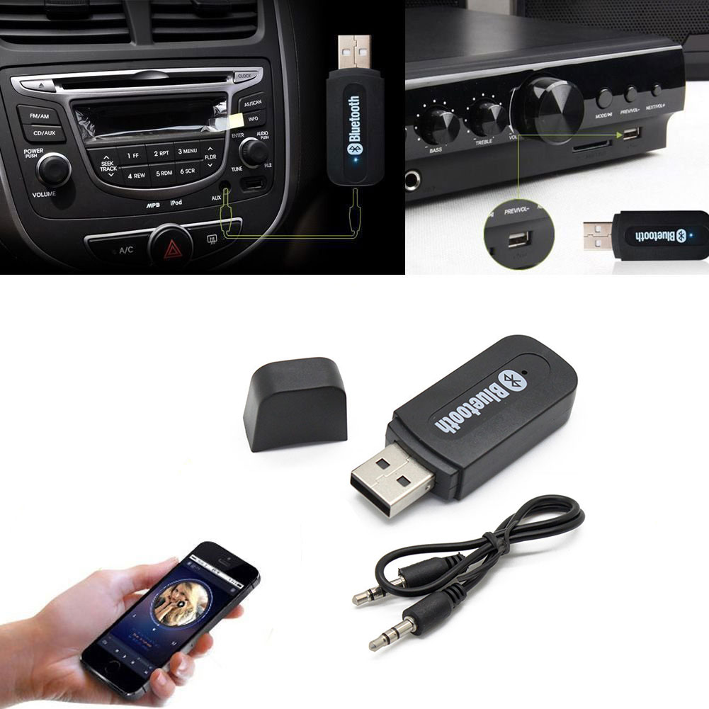 BLUETOOTH Stream Interface AUX In Klinke MP3 USB CD Adapter für viele Fahrzeuge
