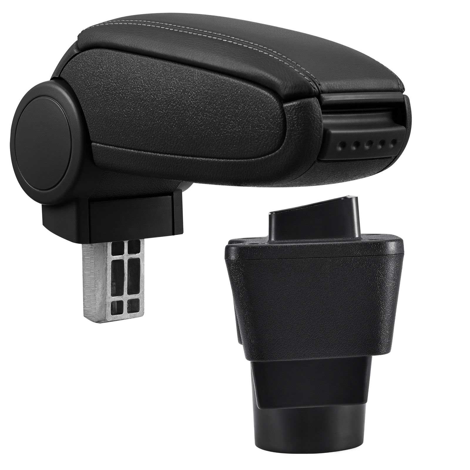 Armlehne Mittelarmlehne MAL KOMPLETT Leder Schwarz für Toyota Yaris Vitz III XP1