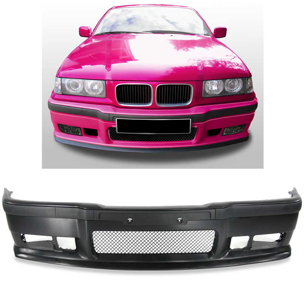 Für BMW 3er E36 alle Modelle Front Stoßstange vorne Gitter Spoiler Sport Look