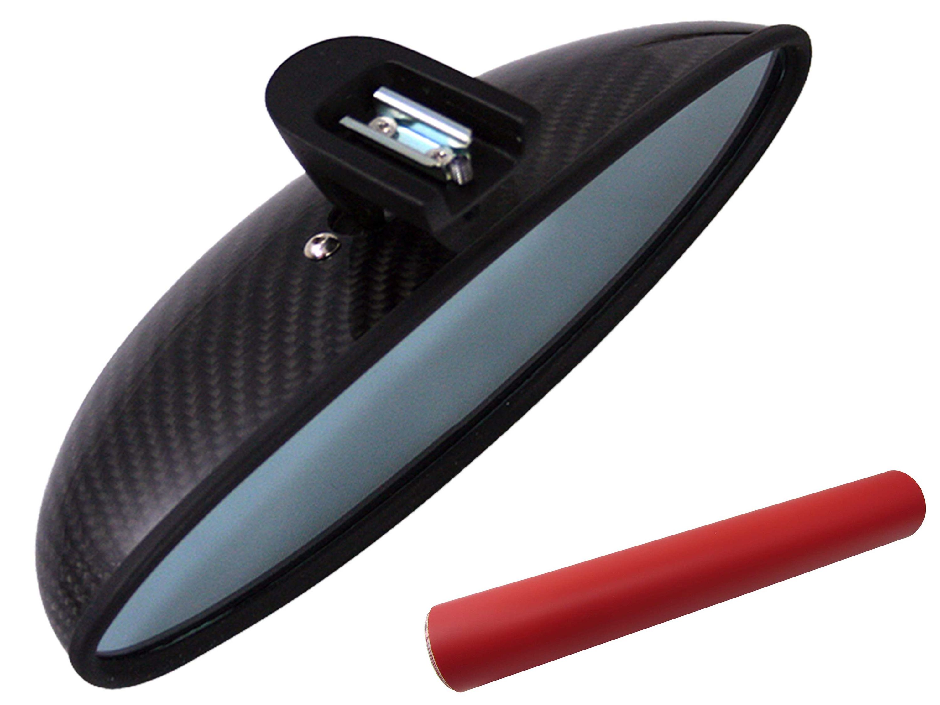 PREMIUM Spiegel Innenspiegel Design Folie Set in Rot Matt für viele Fahrzeuge