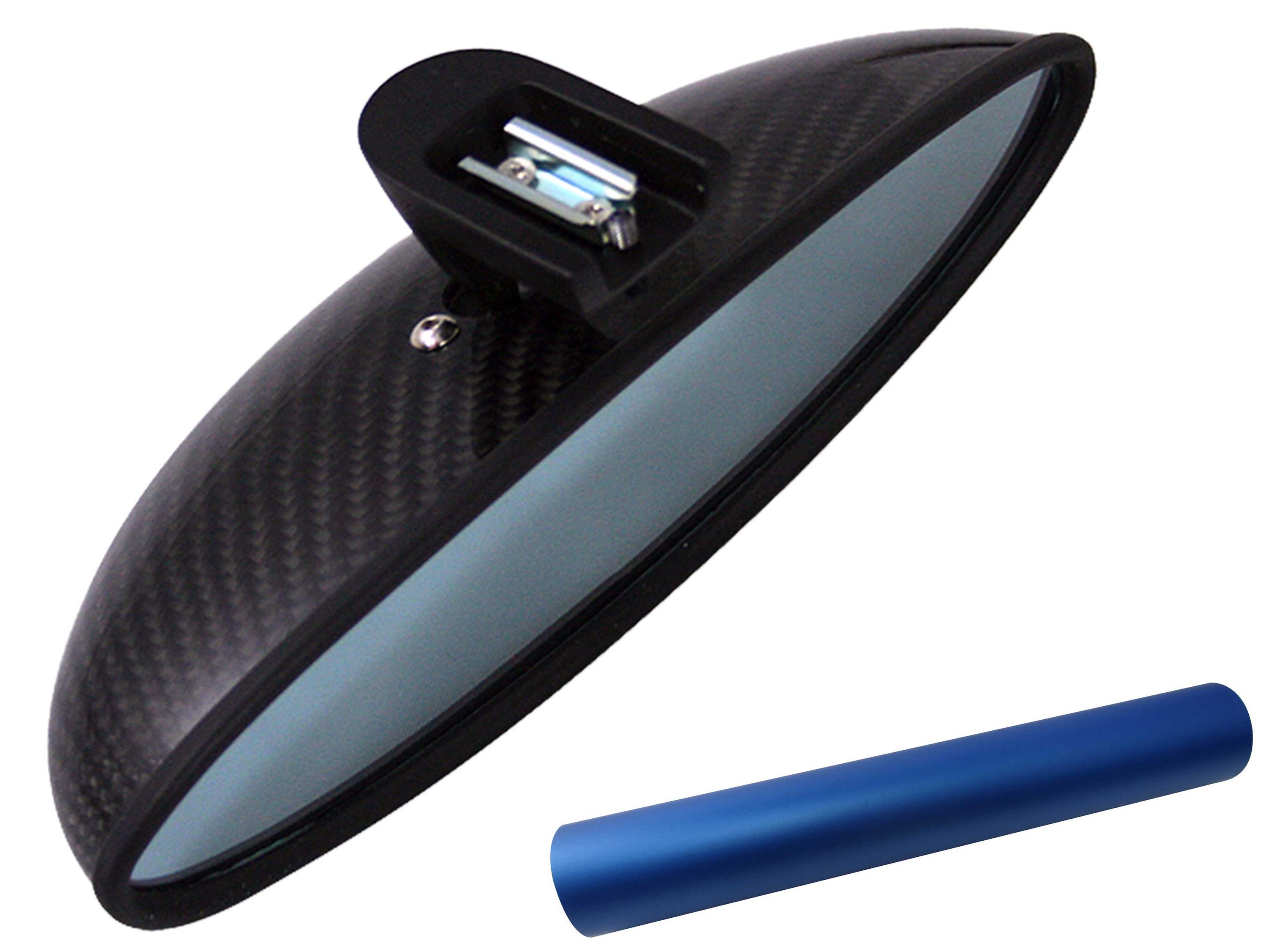 PREMIUM Spiegel Innenspiegel Design Folie Set in Blau Matt für viele Fahrzeuge