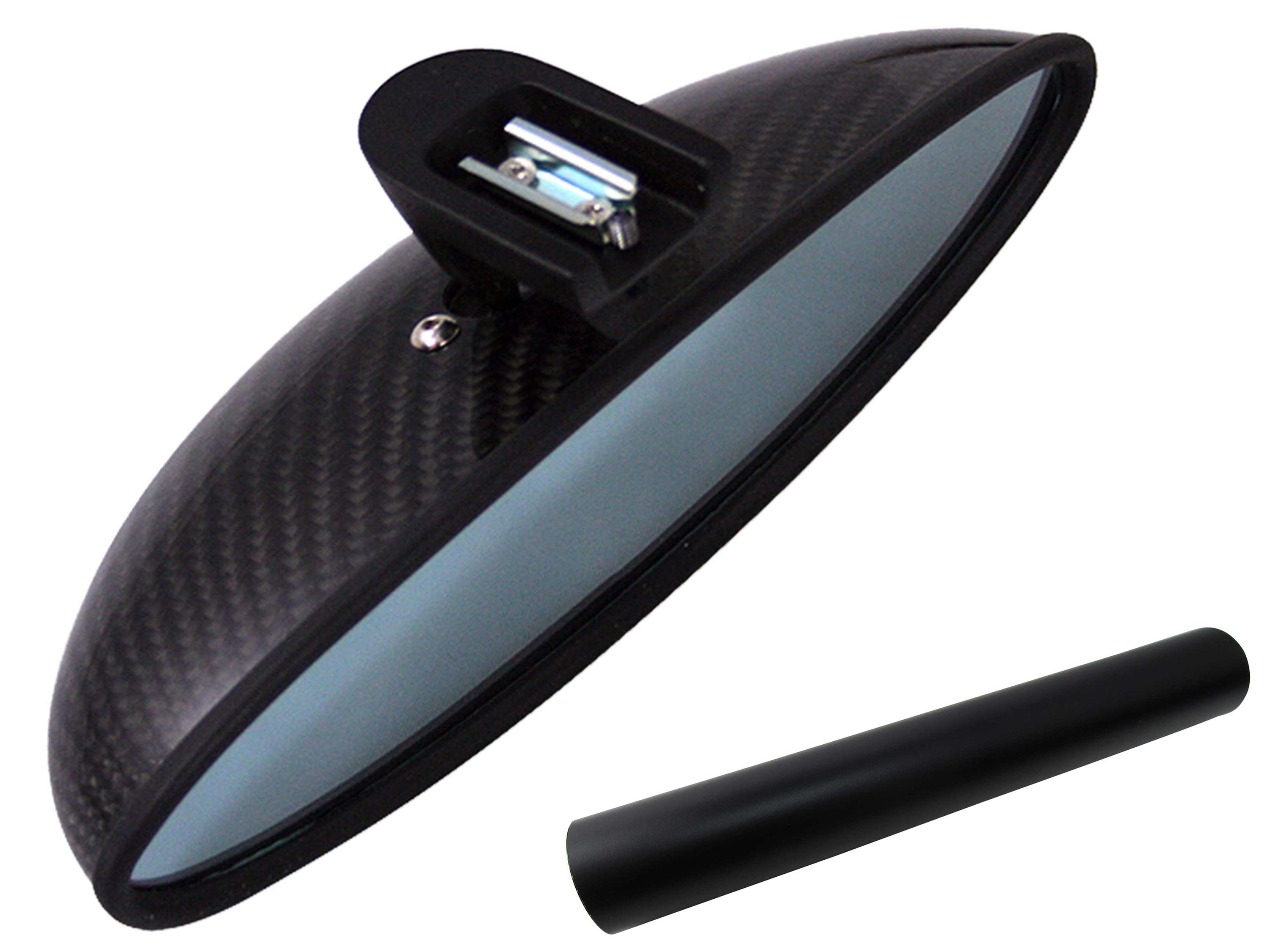 PREMIUM Spiegel Innenspiegel Design Folie Set Schwarz Matt für viele Fahrzeuge