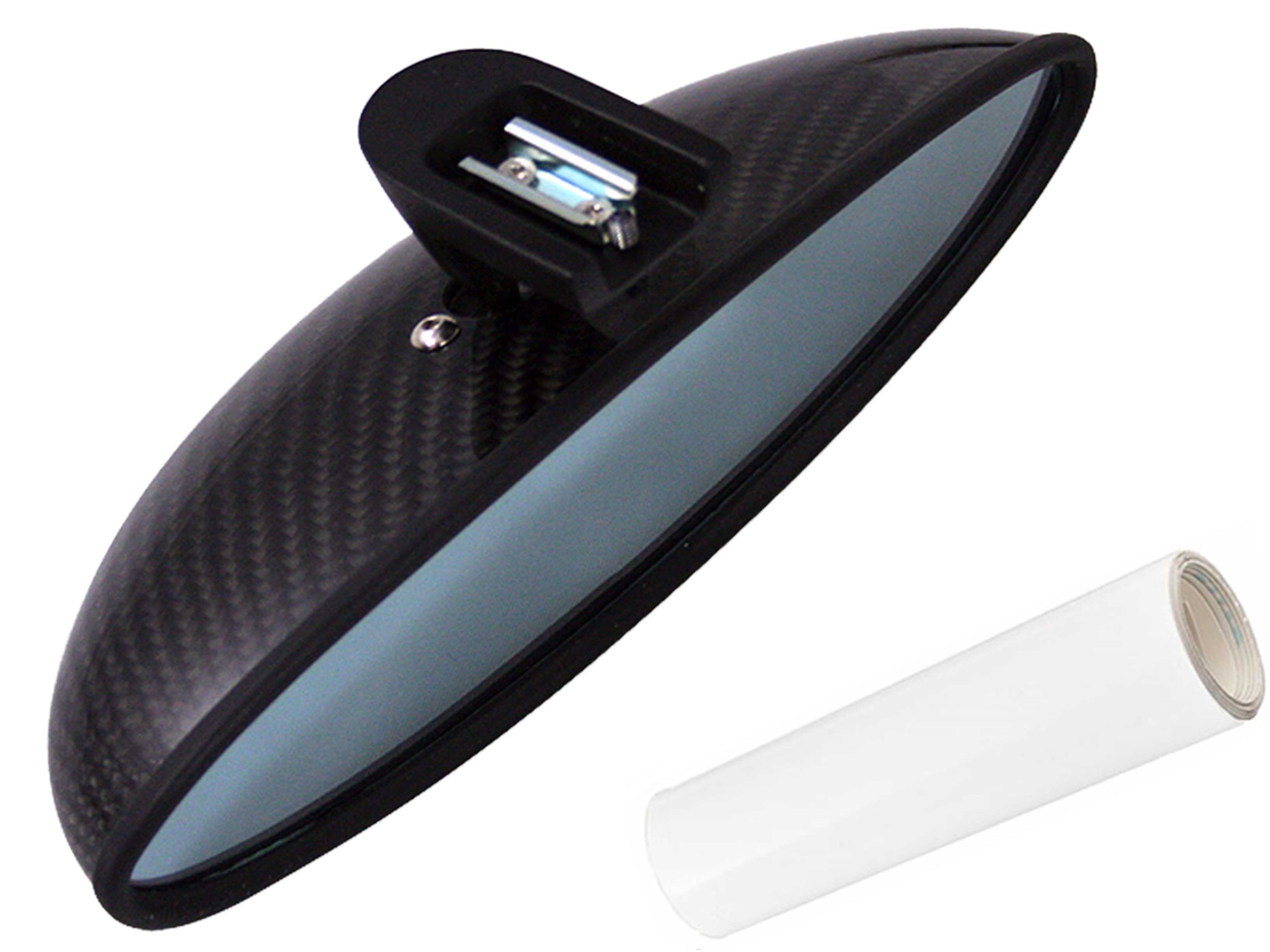 PREMIUM Spiegel Innenspiegel Design Folie Set in Weiß Matt für viele Fahrzeuge