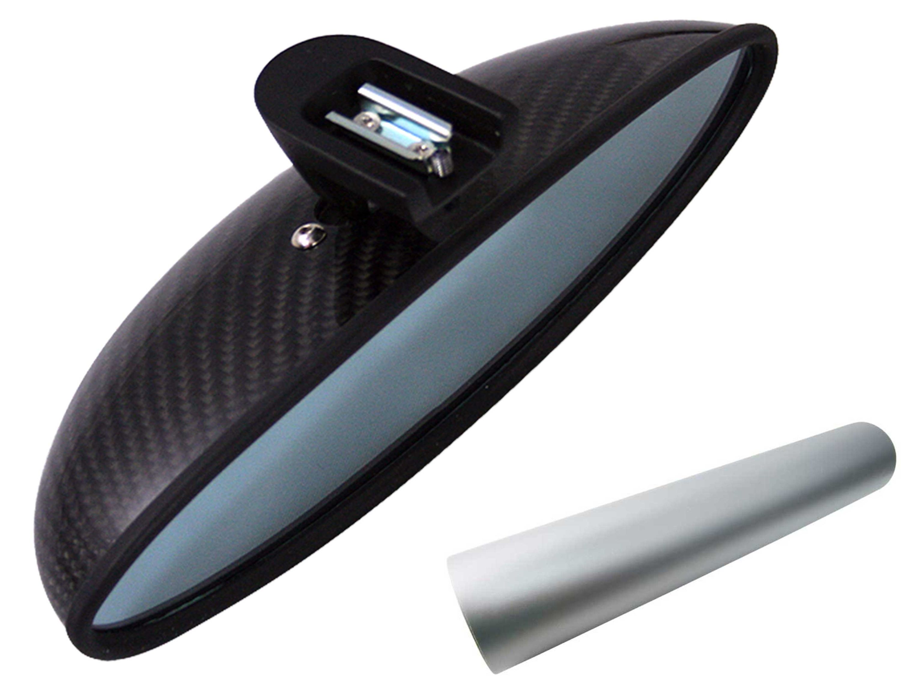 PREMIUM Spiegel Innenspiegel Design Folie Set in Silber Matt für viele Fahrzeuge