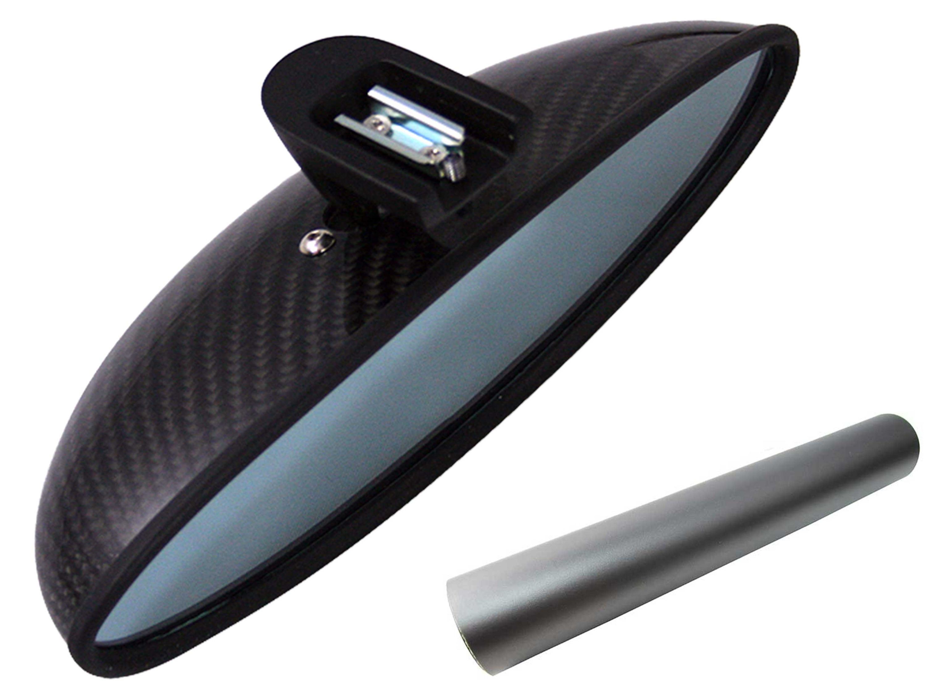 PREMIUM Spiegel Innenspiegel Design Folie Set in Grau Matt für viele Fahrzeuge