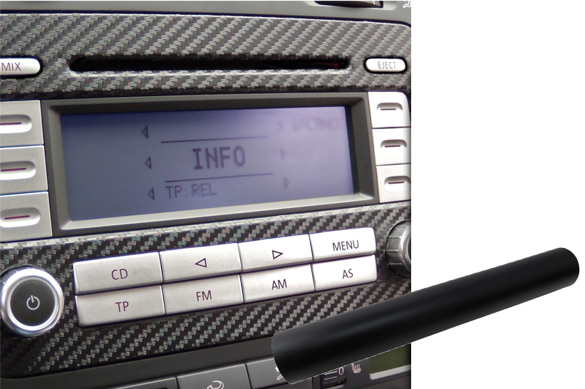 Premium Innenraum Zierleisten Dekor Blende Design Folie Auto Set in Schwarz Matt