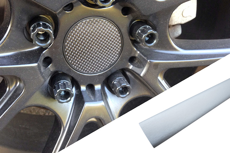 4x Alufelgen Felgen Naben Deckel Design Folie Alu Silber für viele Fahrzeuge