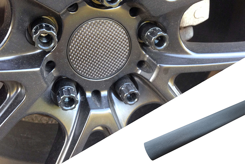 4x Alufelgen Felgen Naben Deckel Design Wrap Folie Alu Grau für viele Fahrzeuge