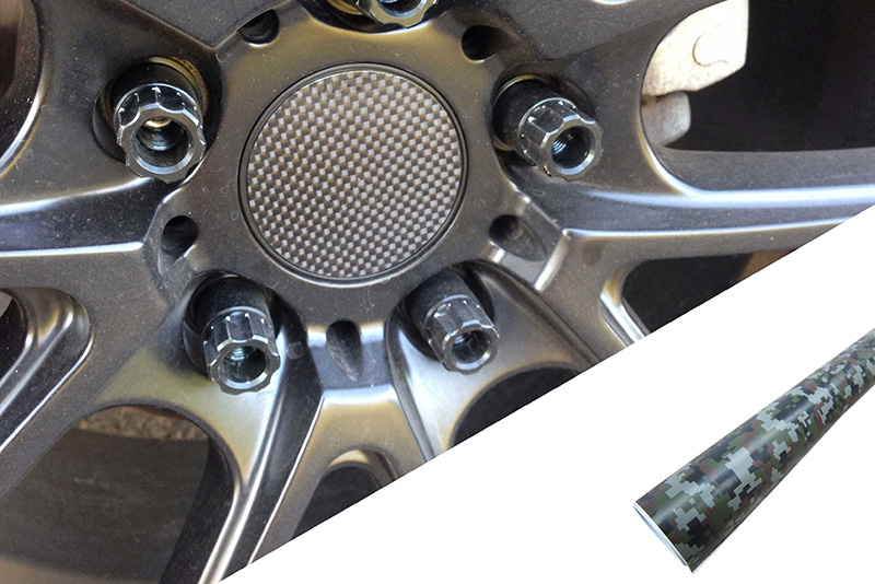 4x Alufelgen Felgen Naben Deckel Design Folie Camouflage Matrix viele Fahrzeuge