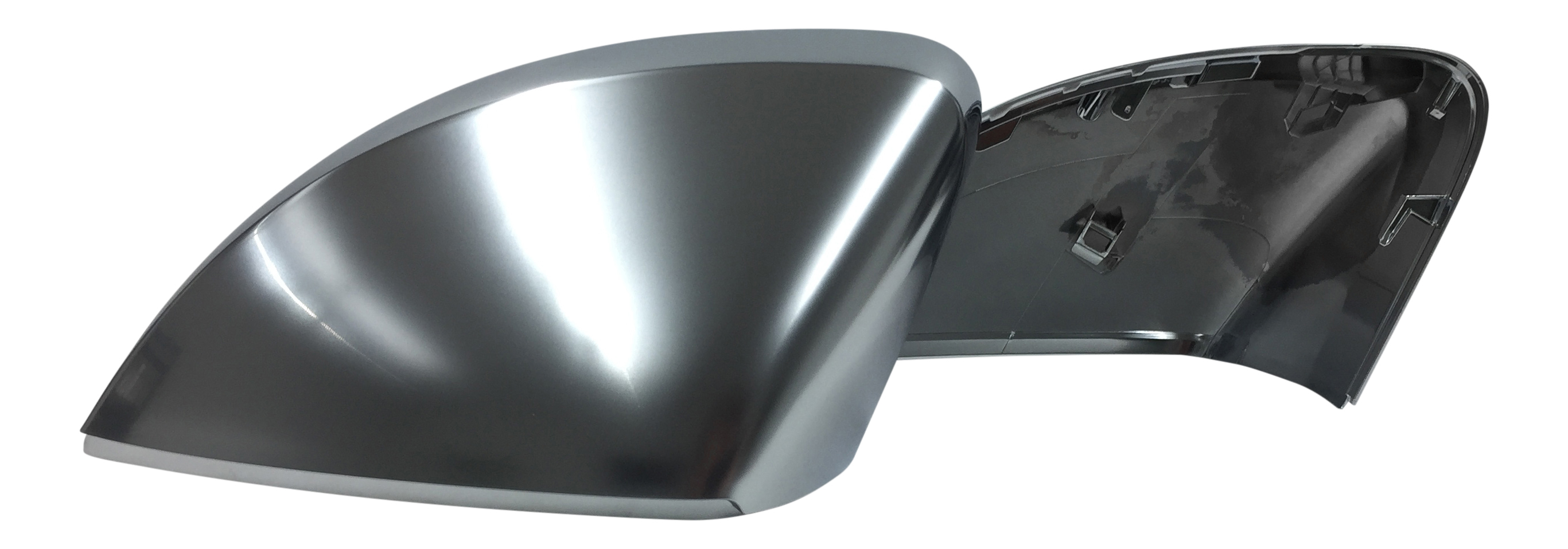 KOMPLETTE Gehäuse ALU Look Spiegel Kappen Außenspiegel für Audi A3 S3 RS3 8V