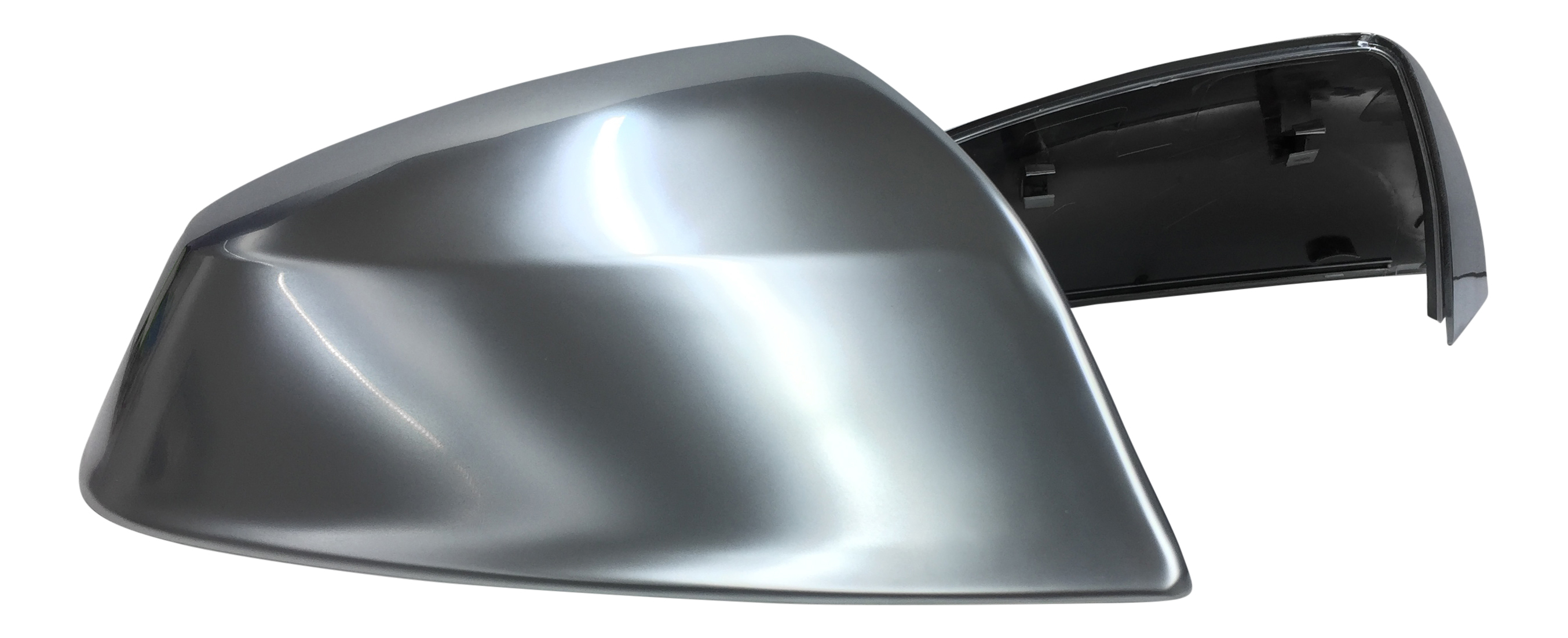 KOMPLETTE Gehäuse ALU Look Spiegel Kappen Außenspiegel SET für Audi Q7 4M 2015-