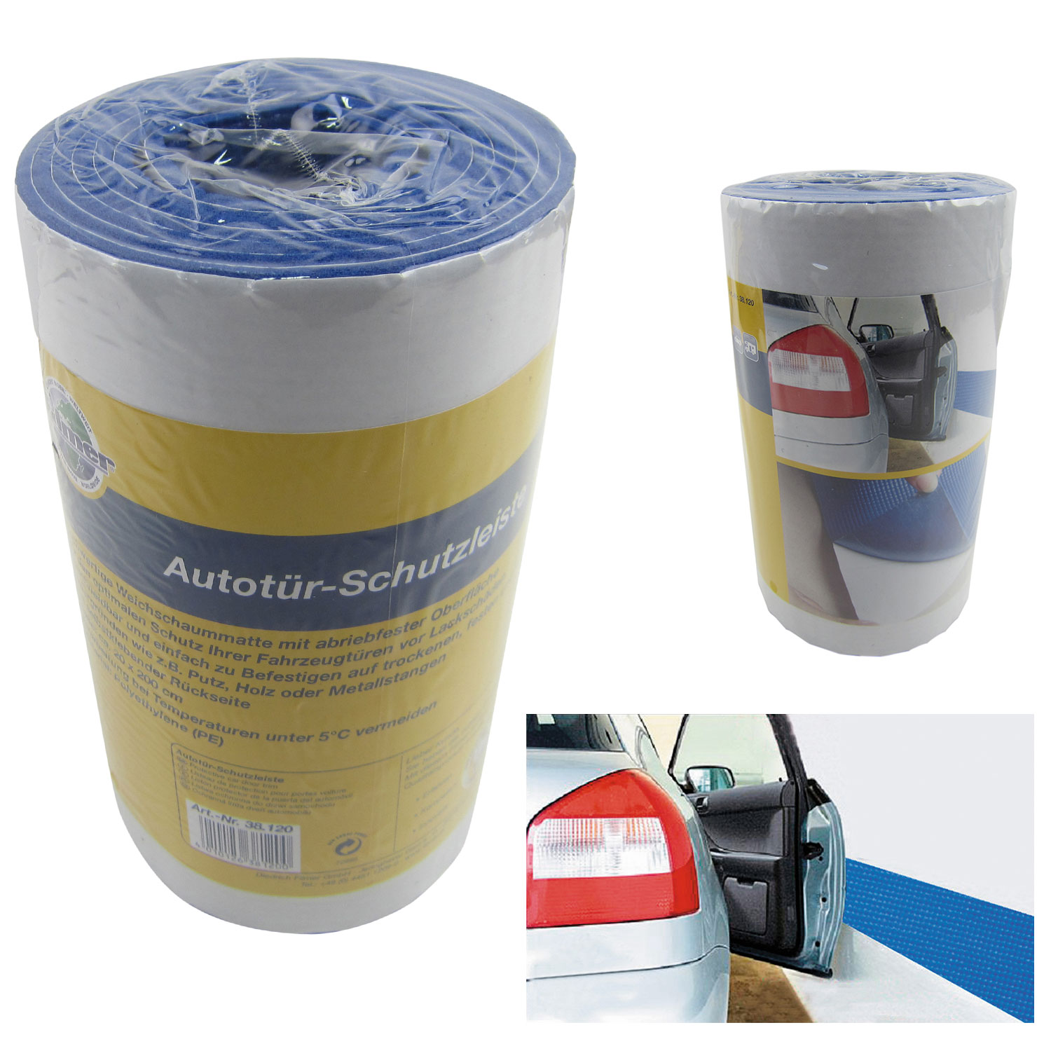 Autotür Schutzleiste für Garage Wand Auto Türschutz Türkantenschutz Türpolster