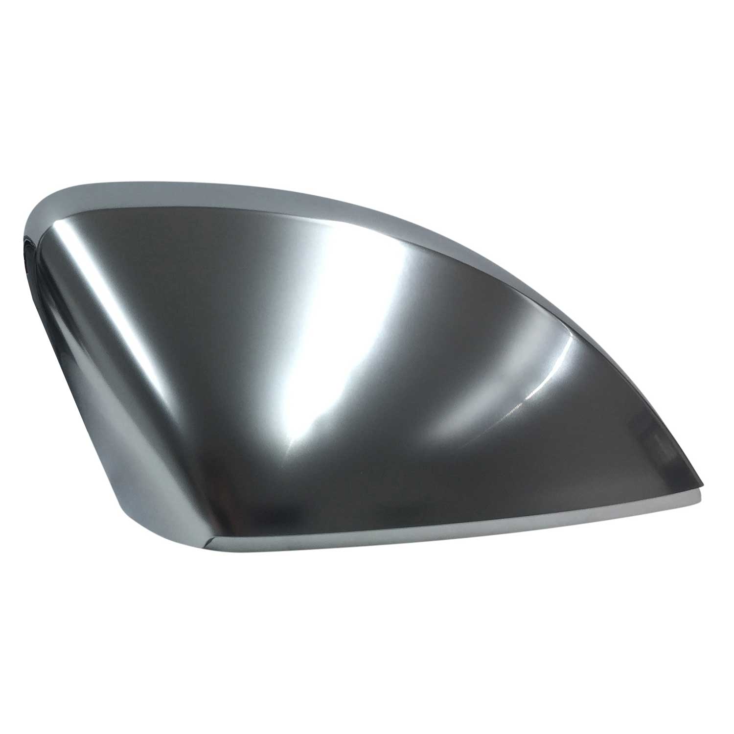 1x LINKS Gehäuse ALU Look Spiegel Kappen Außenspiegel für Audi A3 S3 RS3 8V