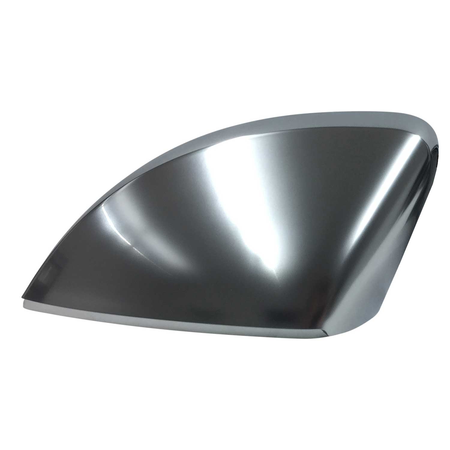 1x RECHTS Gehäuse ALU Look Spiegel Kappen Außenspiegel für Audi A3 S3 RS3 8V