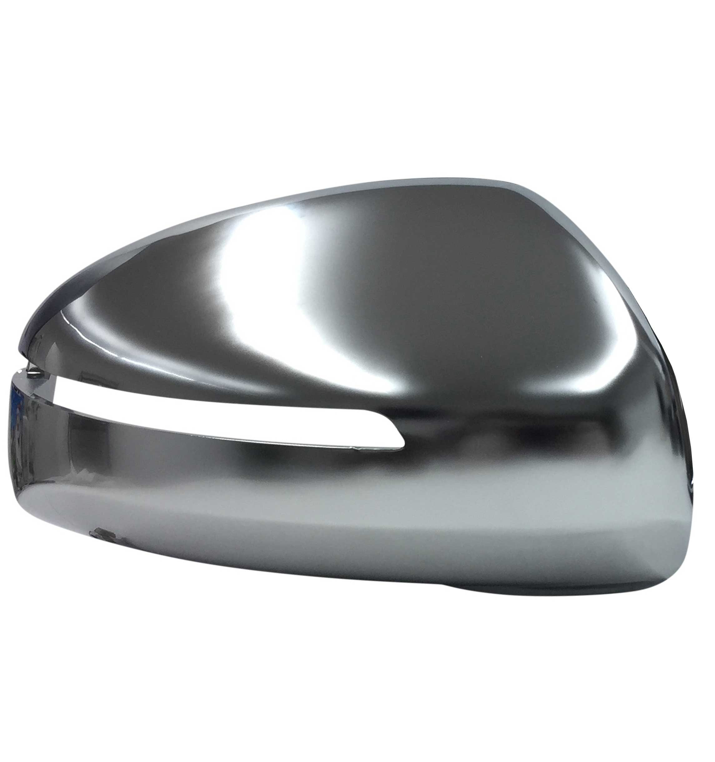 1x RECHTS Gehäuse ALU Look Spiegel Kappen Außenspiegel für Audi TT II 2 8J