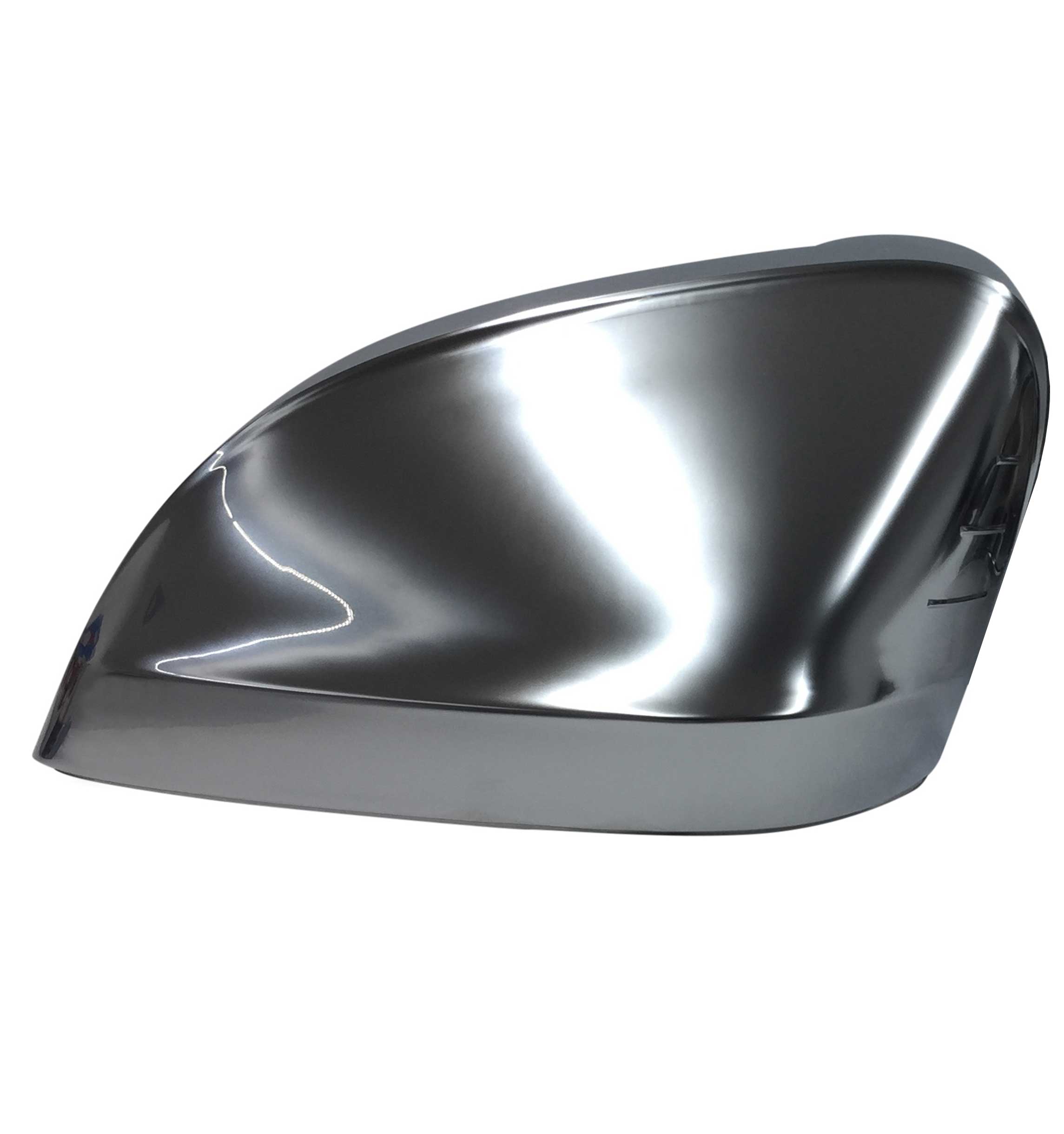 1x RECHTS Gehäuse ALU Look Spiegel Kappen Außenspiegel für Audi A4 S4 8W B9