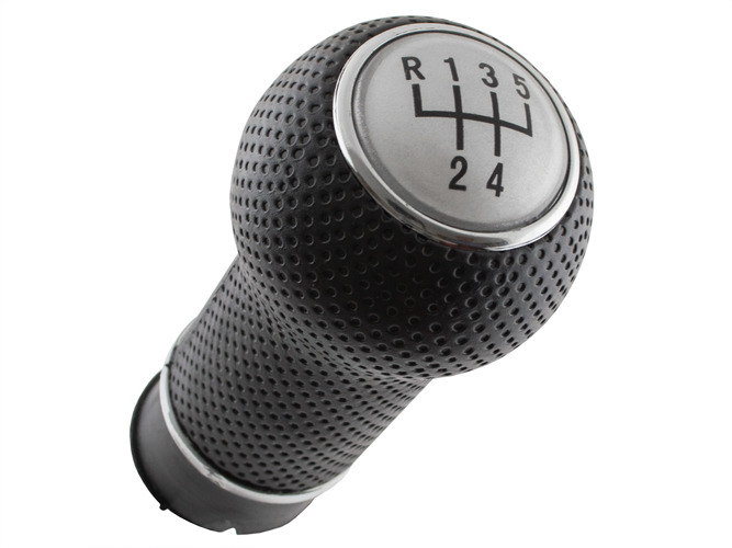 PREMIUM Schaltknauf Knauf Knopf Schwarz Silber 5-Gang für VW Golf 4 IV / Bora