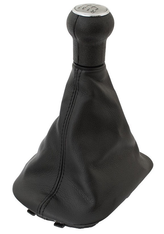 PREMIUM Schaltknauf Knauf Schwarz Silber 6-Gang für VW Passat 3B B5 96-00