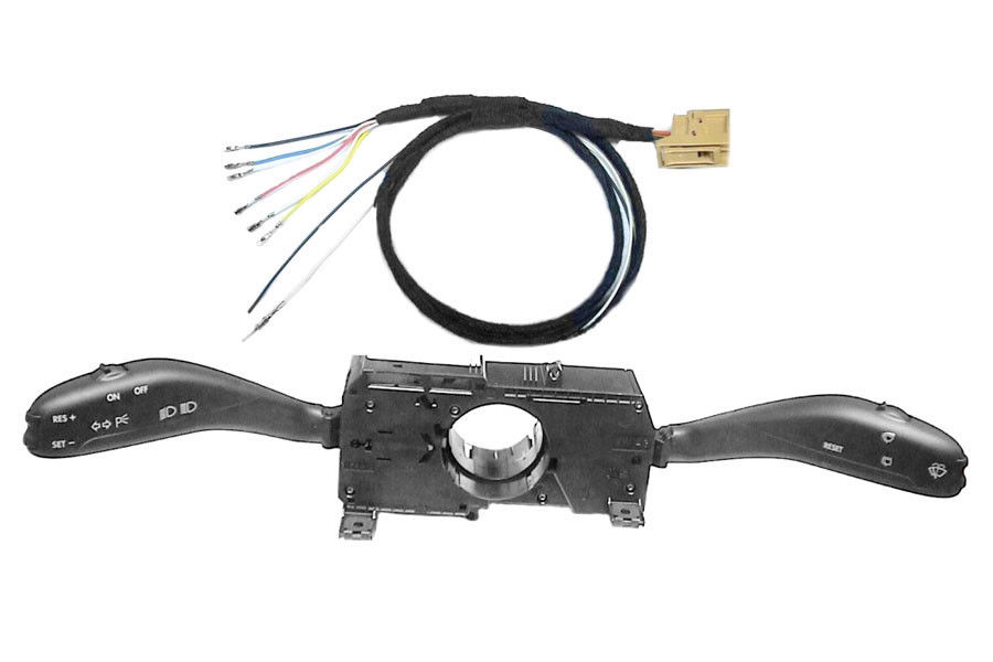 GRA Tempomat Nachrüstsatz Lenkstockschalter Kabelbaum SET für Polo 9N mit MFA