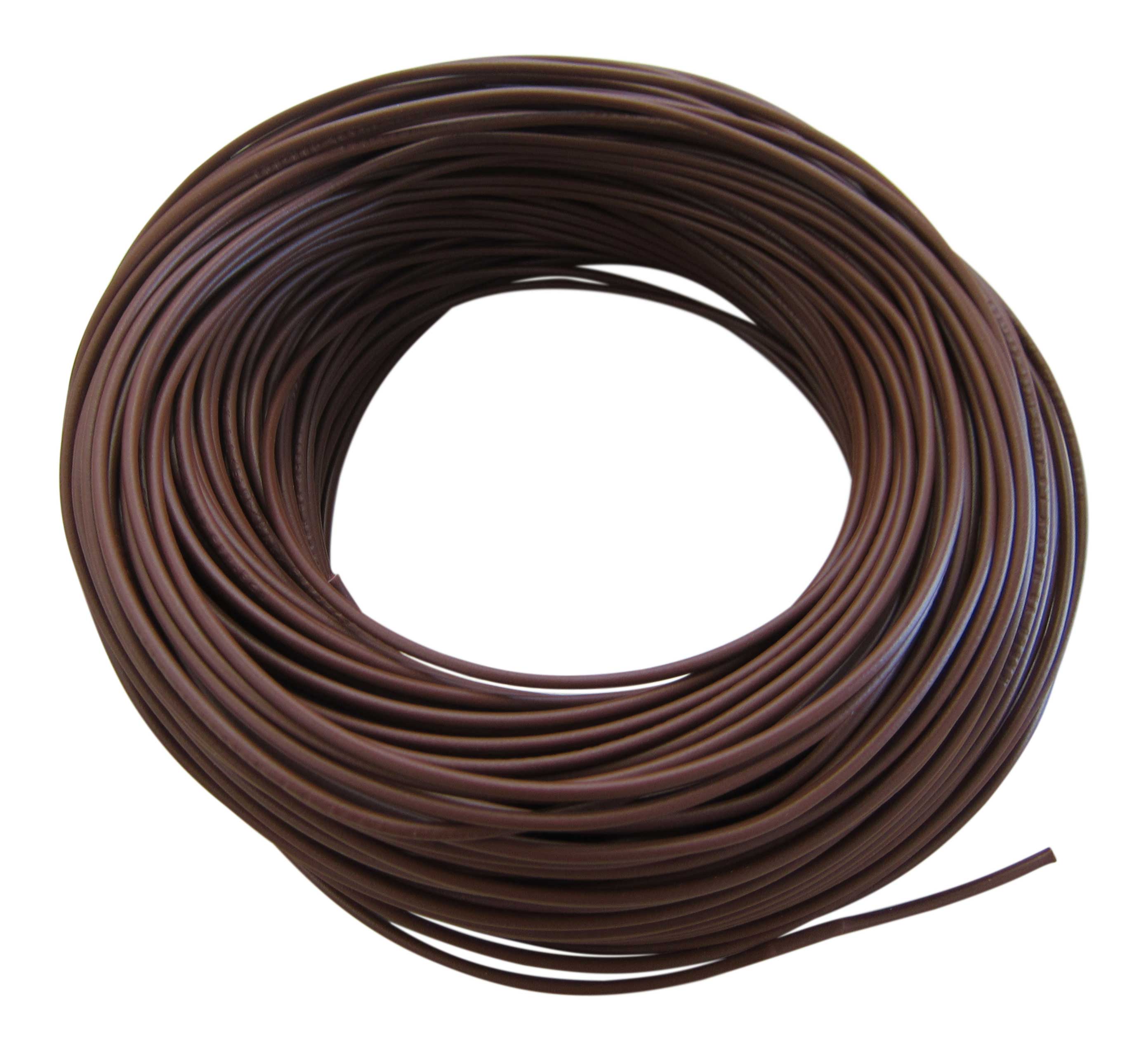 0,31€/m KFZ LKW Kabel Litze Leitung Flexible FLRy 0,75mm² 20m Braun M. i Germany