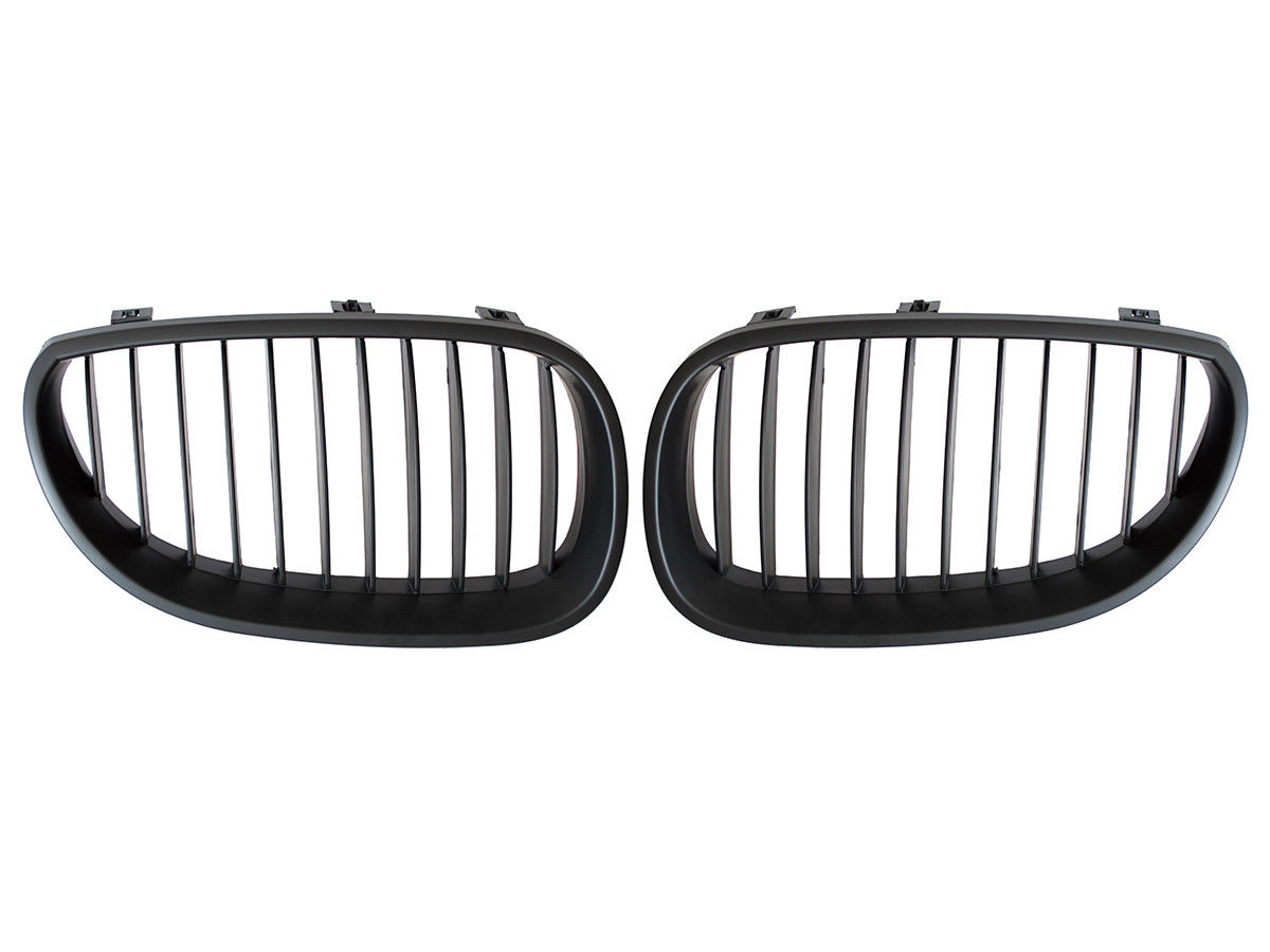 PREMIUM Kühlergrill Sport Grill Gitter in Schwarz für BMW 5er E60 2003-10
