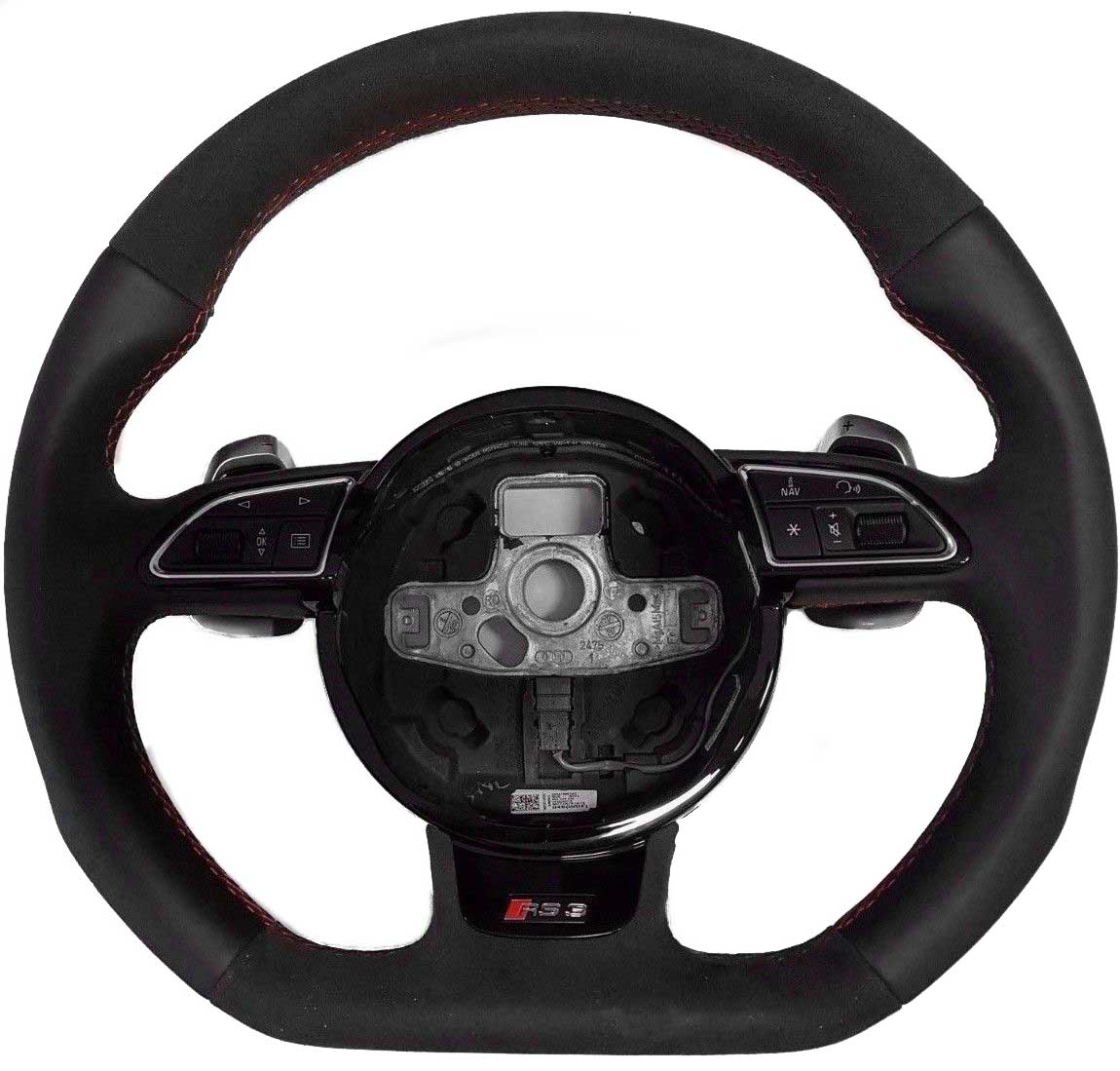 Original Audi RS3 Lenkrad Sportlenkrad abgeflacht Wild Leder für Audi A3 S3 8V