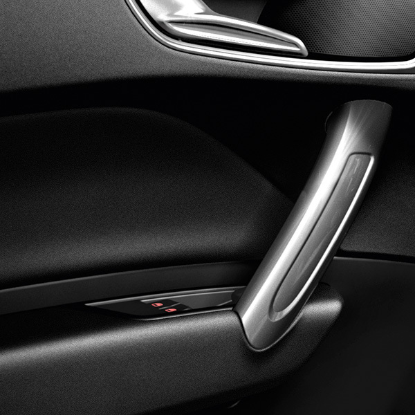 Original Audi Tügriff Griff Dekor Blende VORN in Daytona Grau für Audi A1 8X