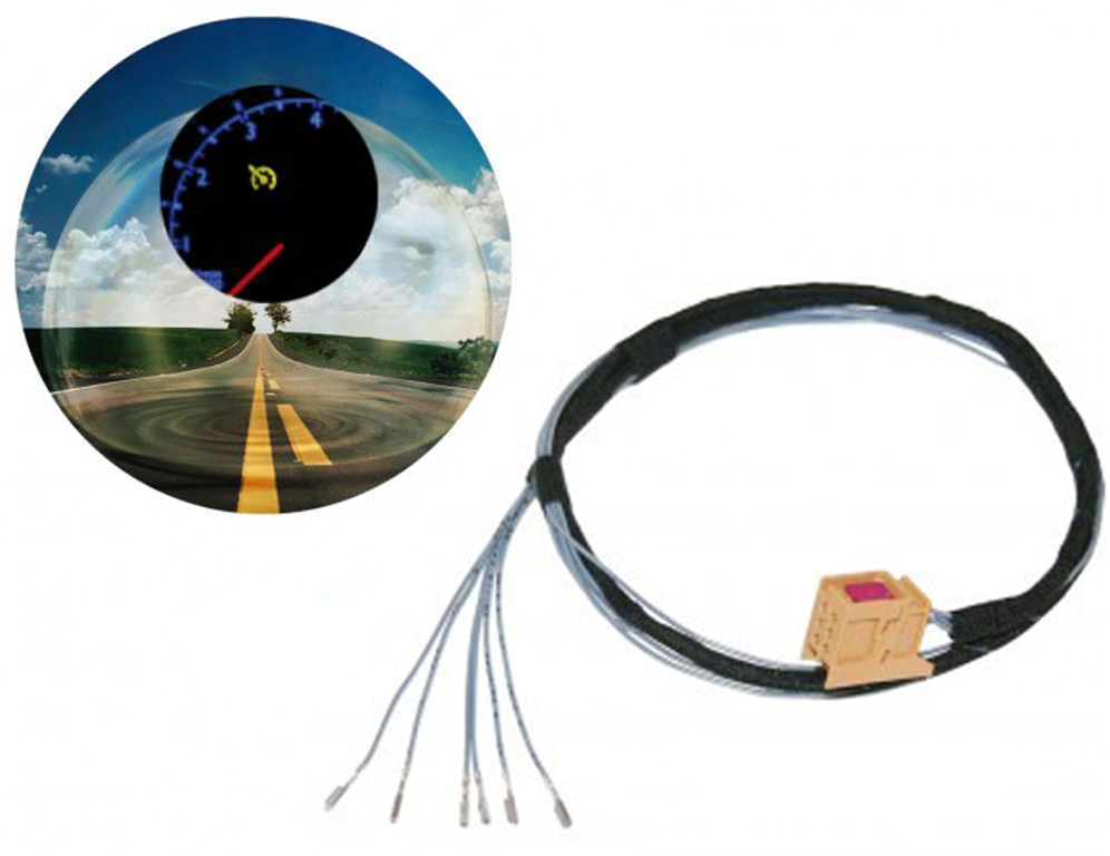 Original Kufatec GRA Tempomat Kabelbaum Kabel für VW Polo 9N / Seat Ibiza 6L