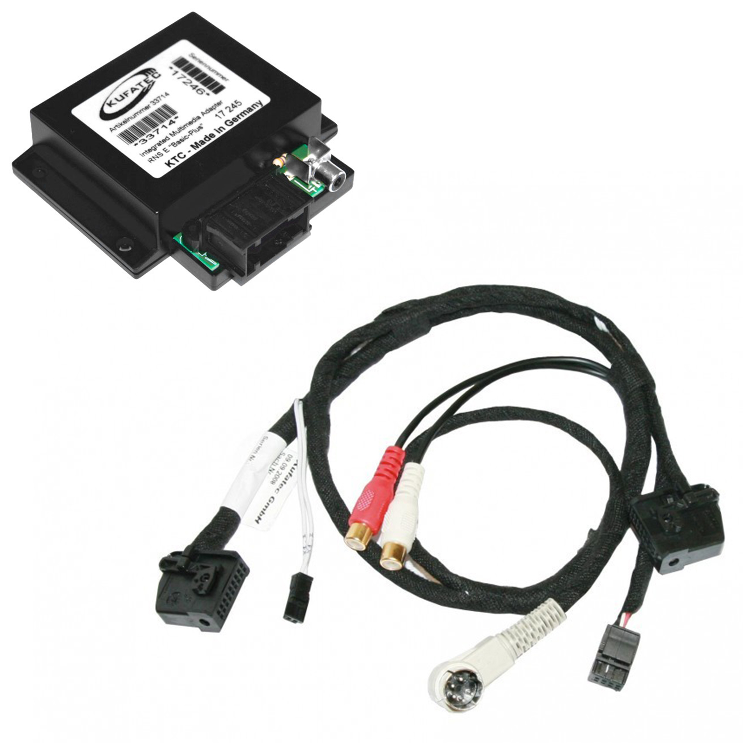 Original Kufatec Multimedia Adapter DVD DVB-T für Navi Radio Mercedes Comand 2.5