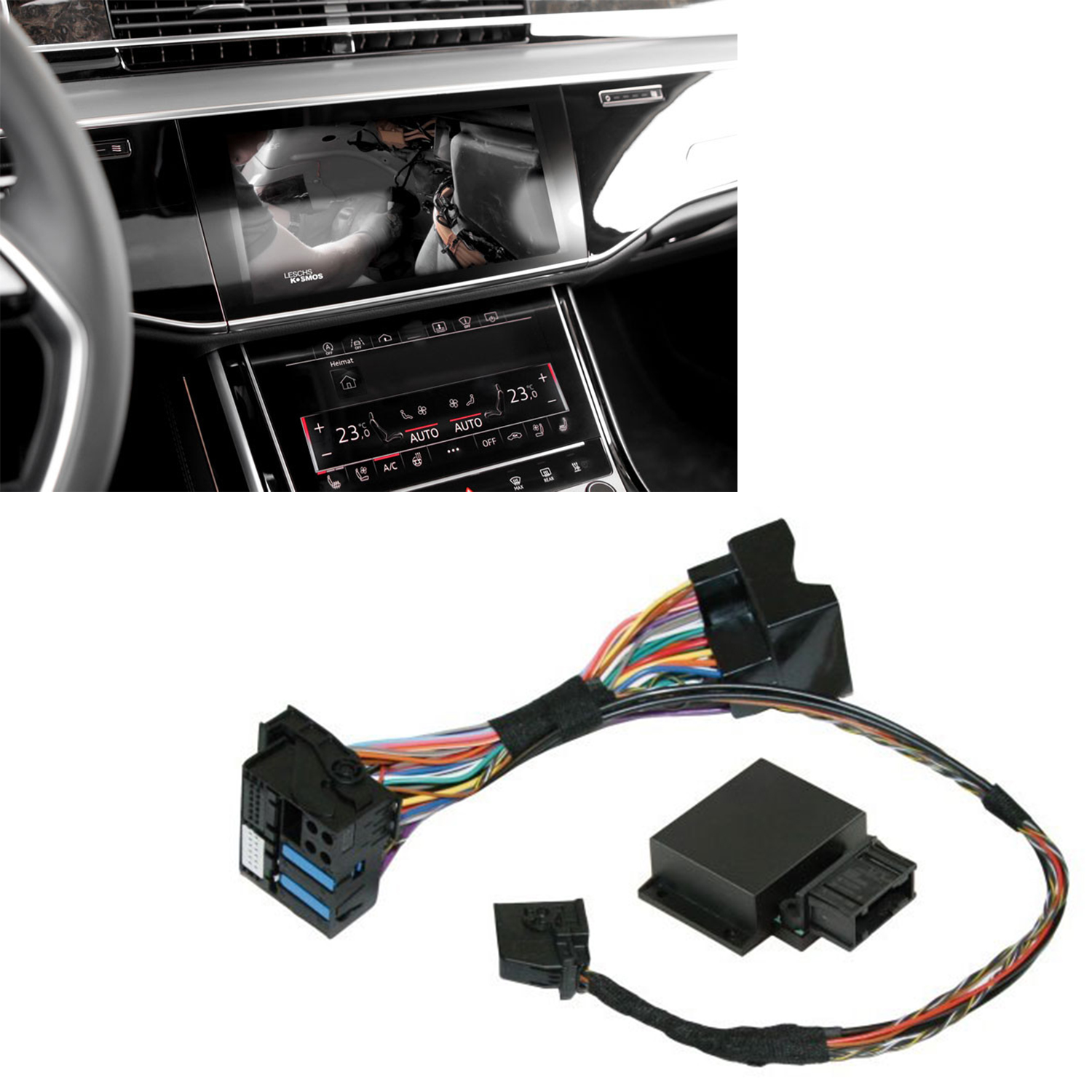 Original Kufatec TV DVD Bild Freischaltung Free für Audi A6 C8 A7 4K A8 4N Q8 4M