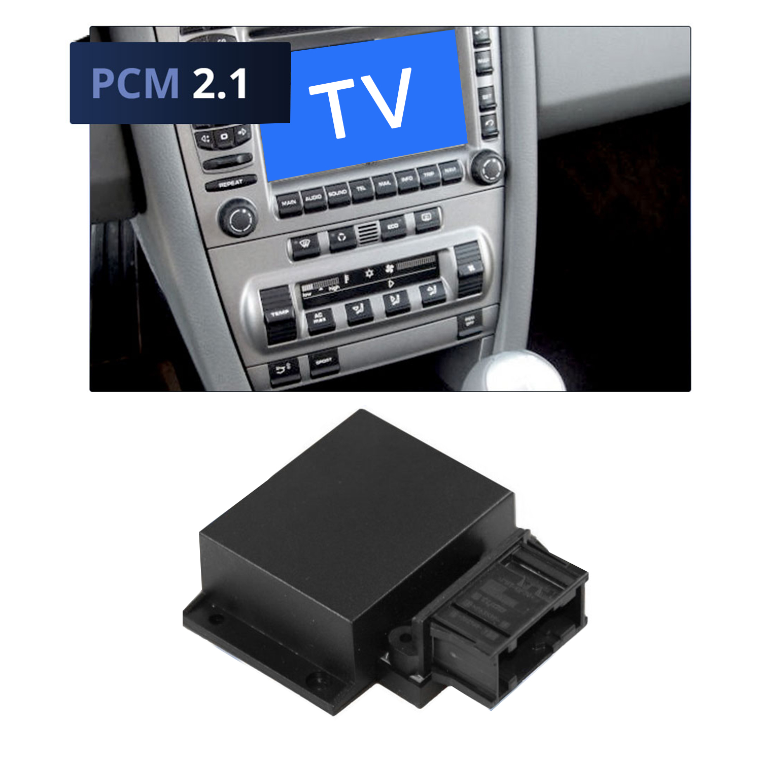 Original Kufatec TV DVD Bild Free Freischaltung für Porsche Navi Radio PCM 2.1