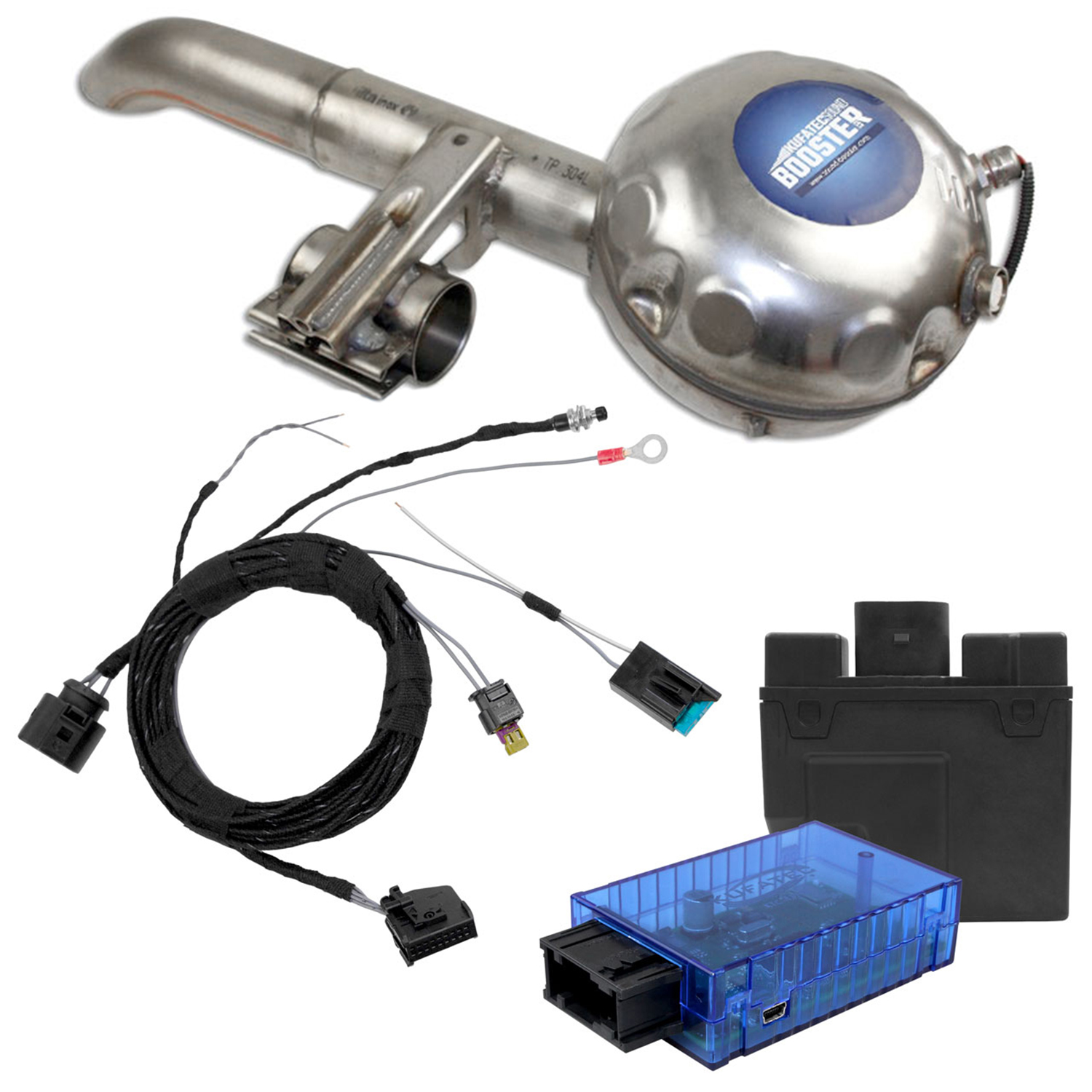 Original Kufatec Sound Booster Active Modul + Sound Modul für Ford S-Max ab 2015